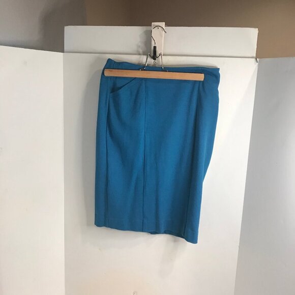 CABi SIGOURNEY PENCIL SKIRT PACIFIC BLUE SIZE 2 - Picture 2 of 16